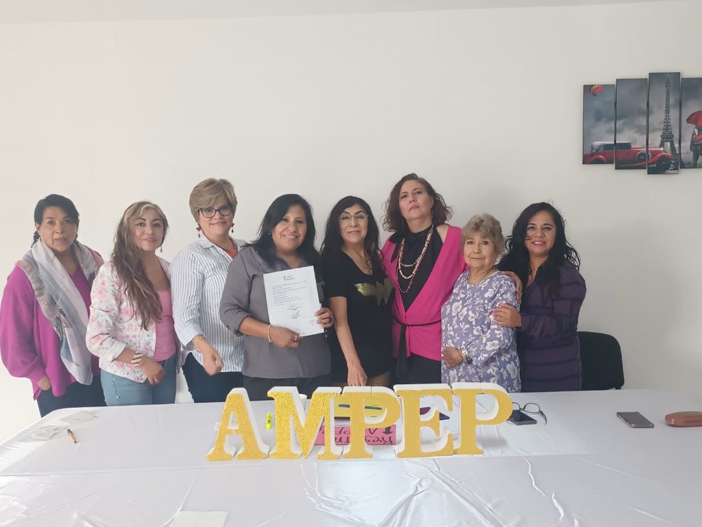 registro de Martha Reyes Rojas como candidata a Presidenta AMPEP 2023-2025