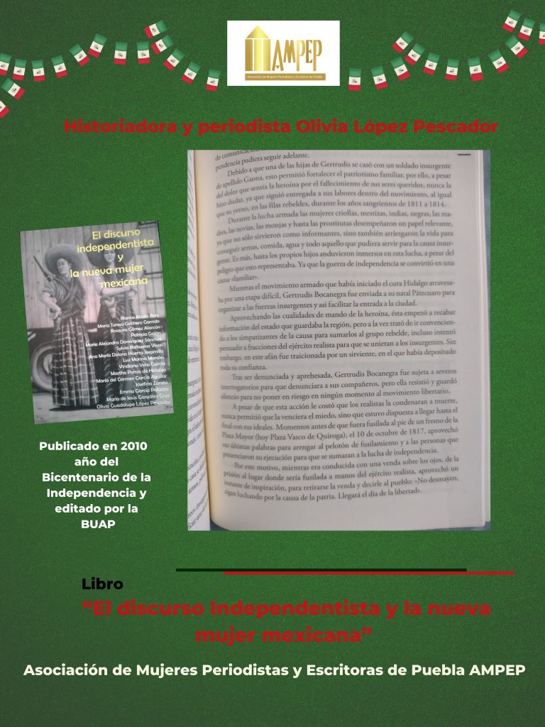 Libro “El discurso Independentista OLIVIA LÓPEZ PESCADOR